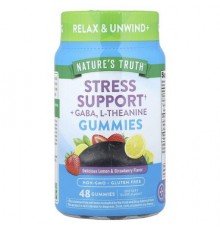 Nature's Truth, Stress Support + GABA, L-Theanine, Lemon & Strawberry, 48 Gummies