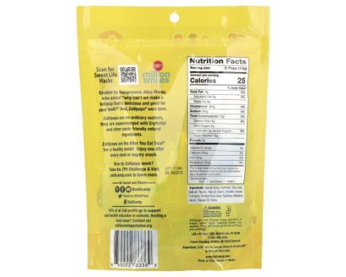 Zollipops, Keto Pops®, Fruit, Approx. 23-25 Pops, 5.2 oz (147 g)