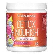 Vitauthority, Detox Nourish, Pink Lemonade, 10.9 oz (310 g)