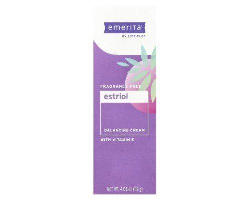 Emerita, Estriol Balancing Cream with Vitamin E, Fragrance Free , 4 oz (112 g)