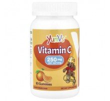 YumVs, Kids, Vitamin C Gummies, Delicious Orange, 250 mg, 60 Gummies