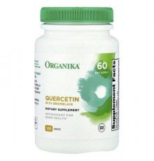 Organika, Quercetin with Bromelain, 120 Caplets