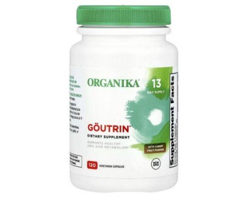 Organika, Goutrin® with Cherry Fruit Powder, 120 Vegetarian Capsules