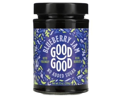 GOOD GOOD, Blueberry Jam, 12 oz (330 g)