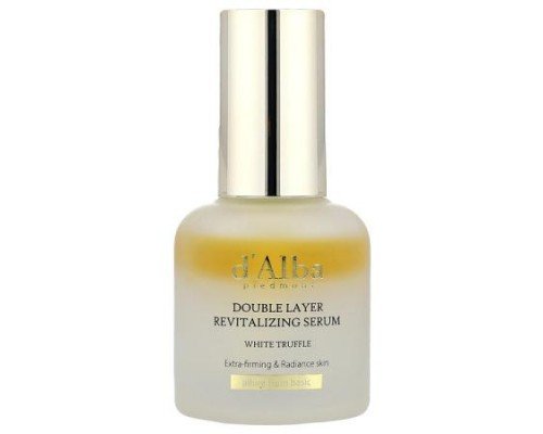d'Alba, White Truffle Double Layer Revitalizing Serum, 1.01 fl oz (30 ml)