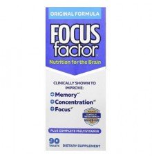 Focus Factor, Nutrition For The Brain, Original Formula, 90 Tablets