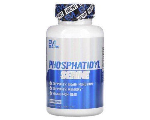 EVLution Nutrition, Phosphatidyl Serine, 60 Veggie Capsules (150 mg per Capsule)