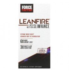 Force Factor, LeanFire® with Next-Gen Slimvance, 60 Capsules