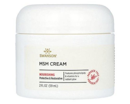 Swanson, MSM Cream, 2 fl oz (59 ml)