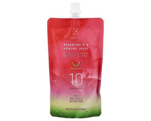 Everydaze, Essential C's Konjac Jelly, Watermelon, 5.07 fl oz (150 ml)