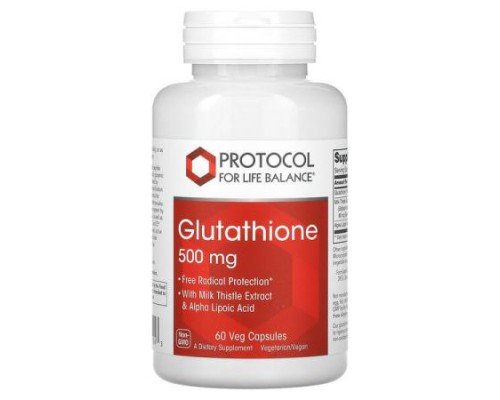 Protocol for Life Balance, Glutathione, 60 Veg Capsules