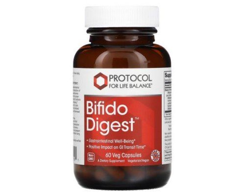 Protocol for Life Balance, Bifido Digest , 60 Veg Capsules