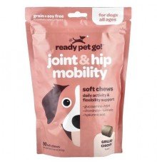 Ready Pet Go, Joint & Hip Mobility, For Dogs, All Ages, Grilled Chicken, 90 Soft Chews, 15.9 oz (450 g)