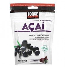 Force Factor, Fundamentals, Acai, 30 Soft Chews (500 mg per Chew)
