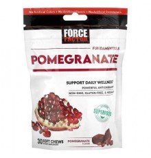 Force Factor, Fundamentals, Pomegranate, 30 Soft Chews (500 mg per Chew)