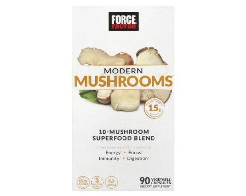 Force Factor, Modern Mushrooms™, 90 Vegetable Capsules