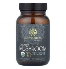 Sunwarrior, Organic Mushroom Blend, 60 Vegan Capsules