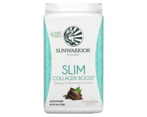 Sunwarrior, Shape, Slim Collagen Boost, Chocolate, 1.65 lb (750 g)