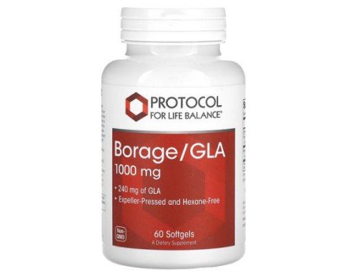 Protocol for Life Balance, Borage/GLA, 60 Softgels