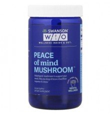 Swanson WIO, Peace of Mind Mushroom™, 30 Capsules (500 mg per Capsule)