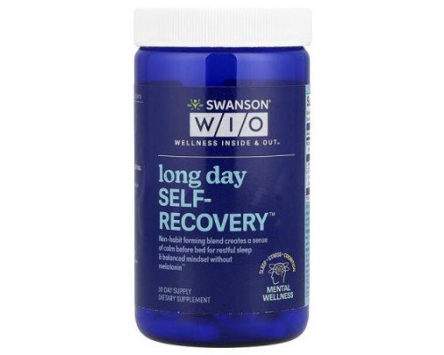 Swanson WIO, Long Day Self-Recovery™, 60 Capsules