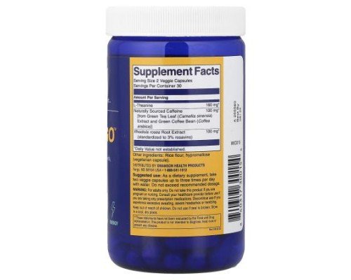 Swanson WIO, Get Up & Go™, 60 Vegetarian Capsules