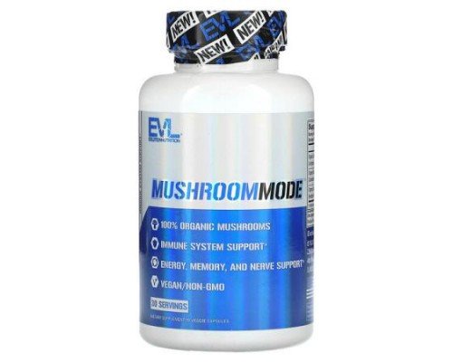 EVLution Nutrition, MushroomMode, 90 Veggie Capsules