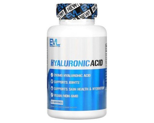 EVLution Nutrition, Hyaluronic Acid, 200 mg, 30 Veggie Capsules