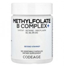 Codeage, Methylfolate B Complex+, 120 Vegetable Capsules