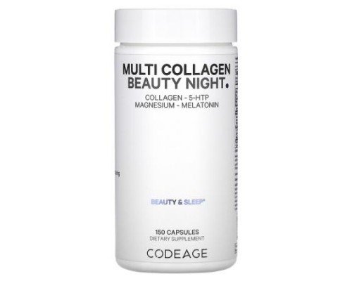 Codeage, Multi Collagen Beauty Night, 150 Capsules