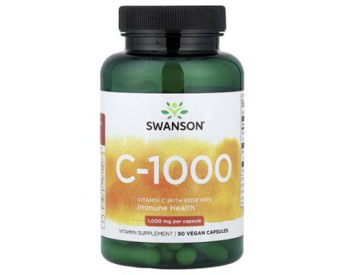 Swanson, C-1000, 90 Vegan Capsules