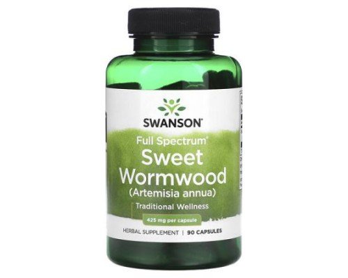 Swanson, Full Spectrum Sweet Wormwood, 425 mg, 90 Capsules