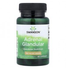 Swanson, Adrenal Glandular, 350 mg, 60 Capsules