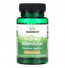 Swanson, Kidney Glandular, 500 mg, 60 Capsules