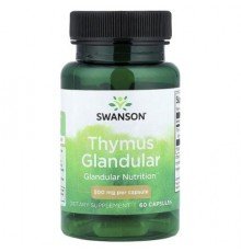 Swanson, Thymus Glandular, 500 mg, 60 Capsules