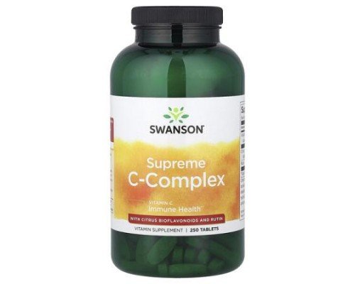 Swanson, Supreme C-Complex with Citrus Bioflavonoids and Rutin, 250 Tablets