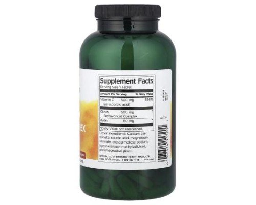 Swanson, Supreme C-Complex with Citrus Bioflavonoids and Rutin, 250 Tablets