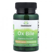 Swanson, Ox Bile, 60 Capsules