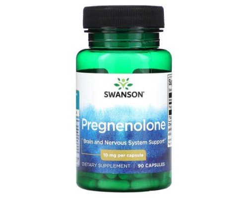 Swanson, Pregnenolone, 10 mg, 90 Capsules
