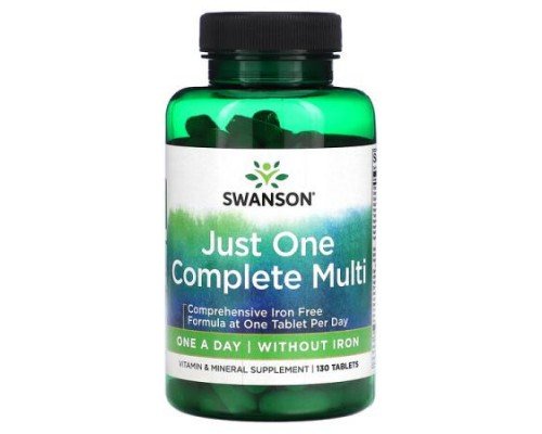 Swanson, Just One Complete Multi, 130 Tablets