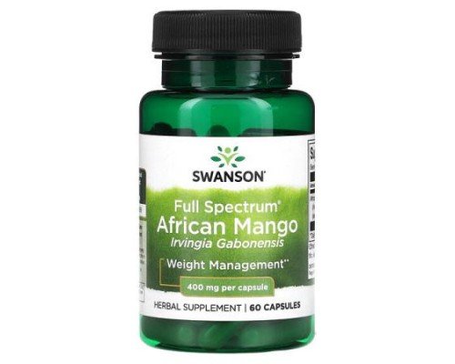 Swanson, Full Spectrum® African Mango, 400 mg, 60 Capsules