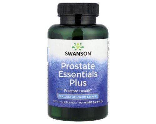Swanson, Prostate Essentials Plus, 90 Veggie Capsules