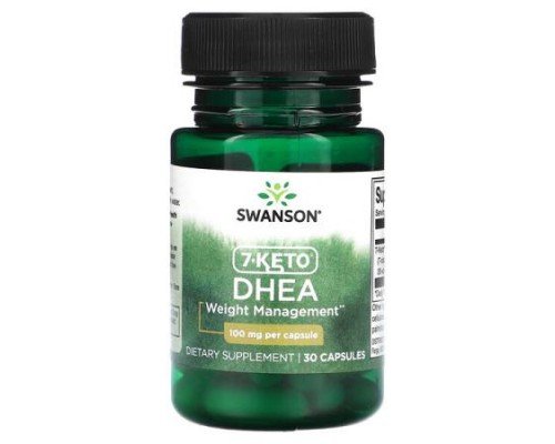Swanson, 7-Keto DHEA, 100 mg, 30 Capsules