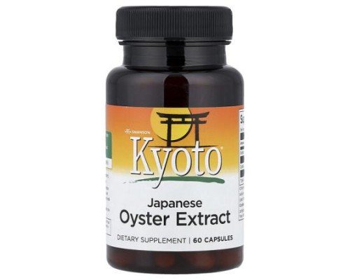 Swanson, Kyoto®, Japanese Oyster Extract, 60 Capsules (500 mg per Capsule)