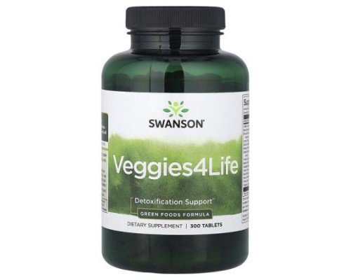Swanson, Veggies4Life, 300 Tablets