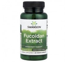 Swanson, Fucoidan Extract, 500 mg, 60 Vegan Capsules
