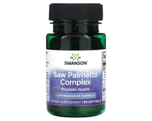 Swanson, Saw Palmetto Complex, 60 Softgels