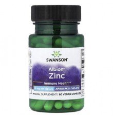 Swanson, Albion® Zinc, 30 mg, 90 Vegan Capsules