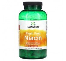 Swanson, Flush Free Niacin, 500 mg, 240 Capsules