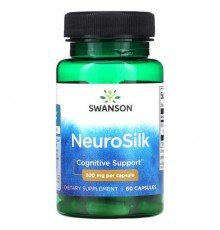 Swanson, NeuroSilk, 200 mg, 60 Capsules